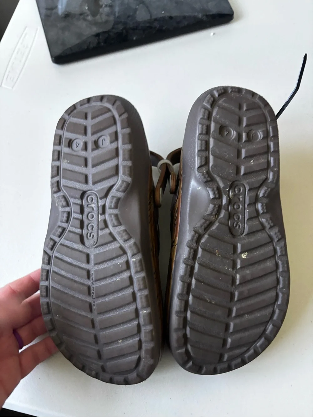 Chewbacca Kids Brown Slip-On Crocs Shoes